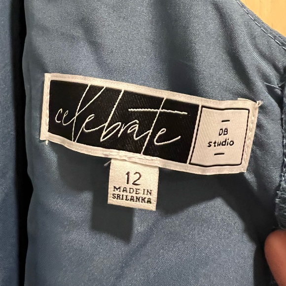 Celebrate Bridesmaid Dress w/ Flutter Sleeve Full Skirt - Picture 7 of 10